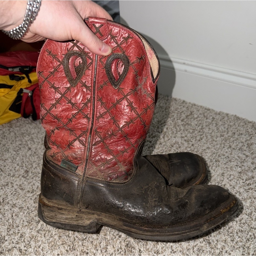Twisted X Boots Men Size 12D Western Square Toe Work MLCWW04